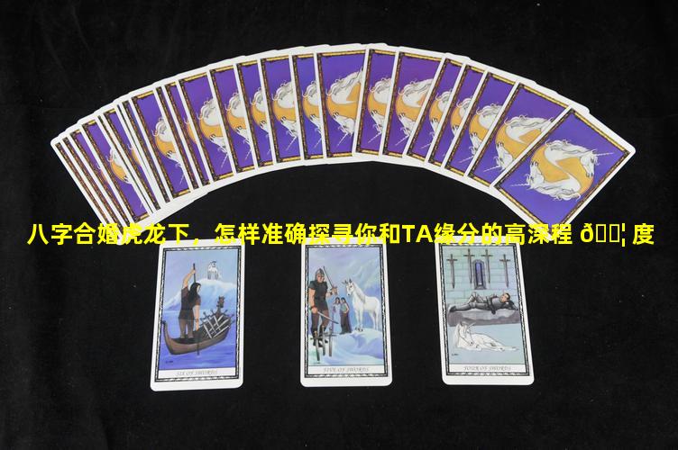 八字合婚虎龙下，怎样准确探寻你和TA缘分的高深程 🐦 度